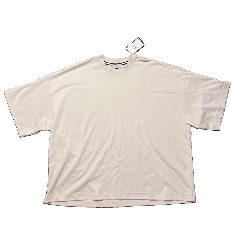 Nike Tech Fleece Oversized Shirt FZ7581-104 Light Orewood Men's Size 3XL-TALL